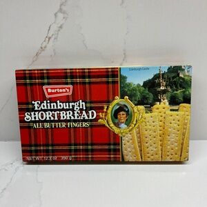 Vintage Burton's Edinburgh Shortbread Tin